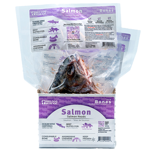 Red Dog Blue Kat Bone Salmon Heads CLEARANCE FINAL SALE