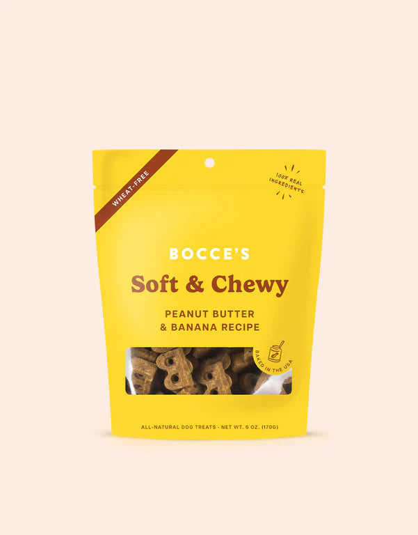 Bocce's Bakery Soft & Chewy Basics Peanut Butter & Banana