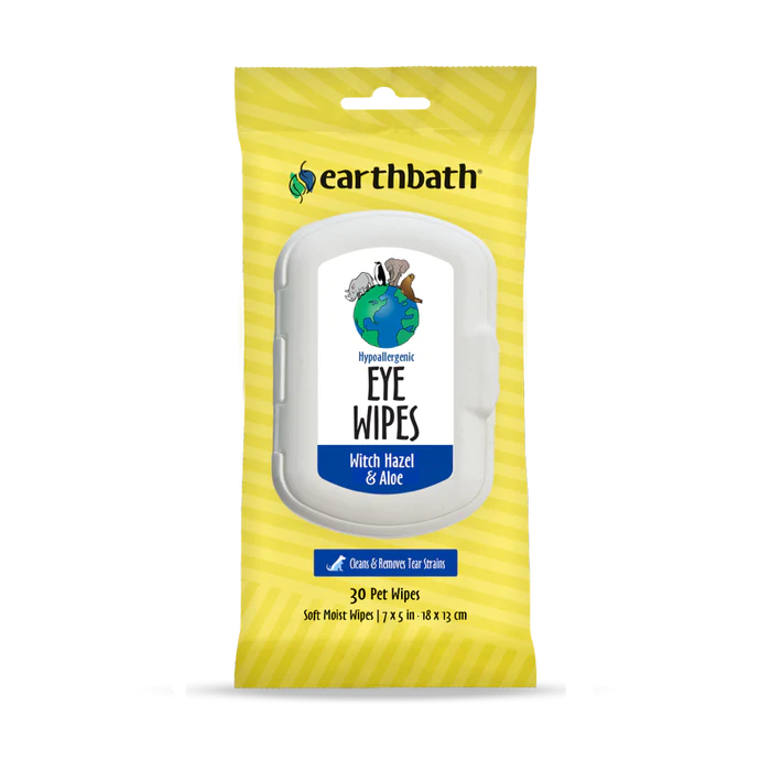 Earthbath Wipes Eye (Witch Hazel & Aloe)