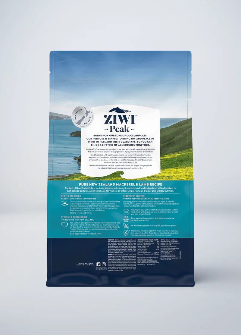 Ziwi Peak Air-Dried Mackerel & Lamb for Cats *SPECIAL ORDER*