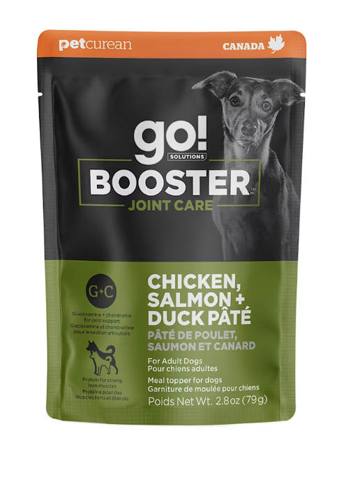 Go Dog Booster Joint Care Chicken + Salmon + Duck Pate 2.8oz/79g