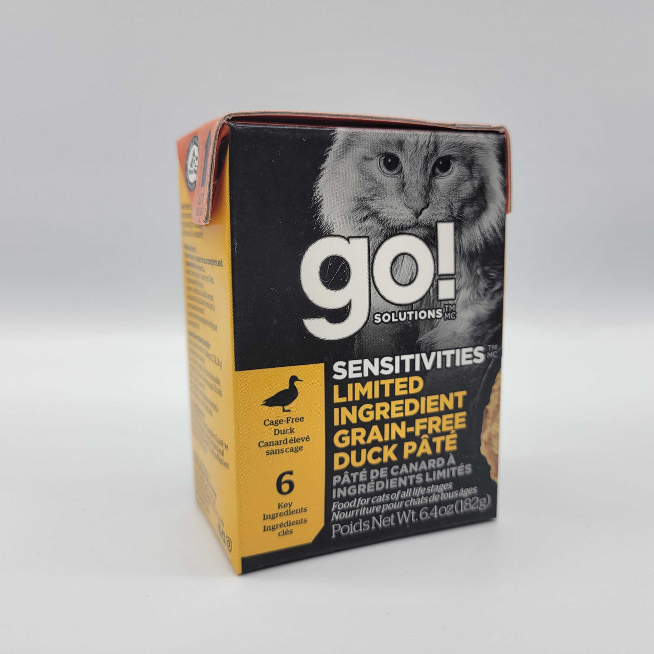 Go! Cat Tetra Sensitivities Limited Ingredient Duck Pate
