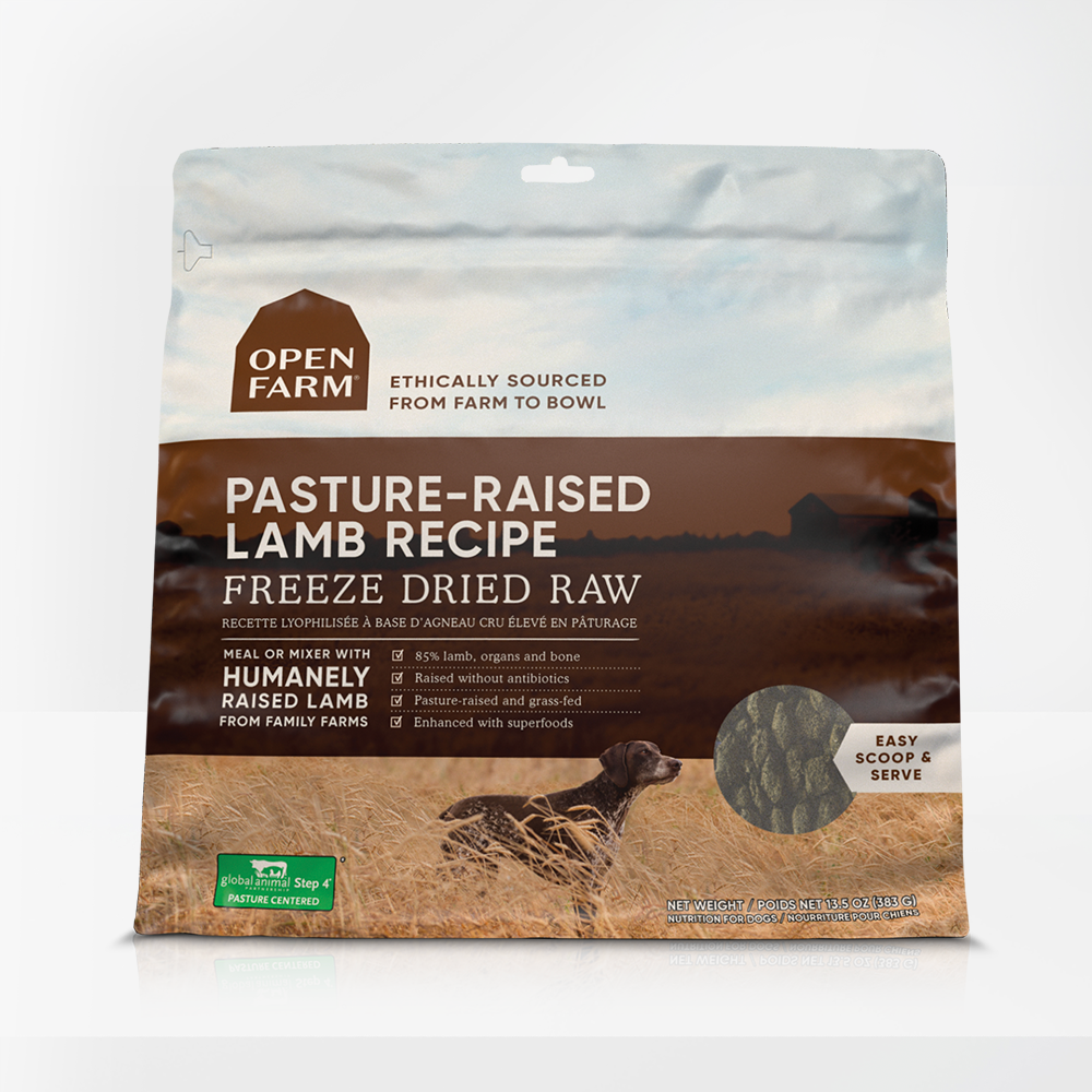 Open Farm Pasture Raised Lamb Freeze Dried for Dogs Bon A Pet