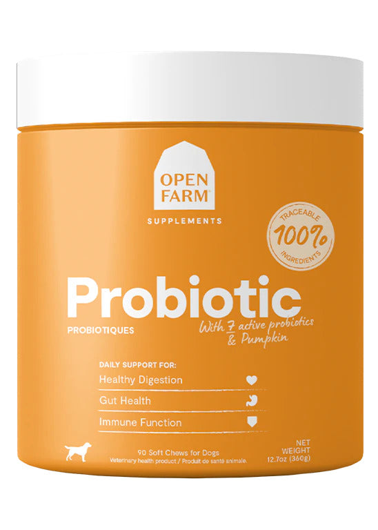 Open Farm Dog Supplement Probiotic Chews