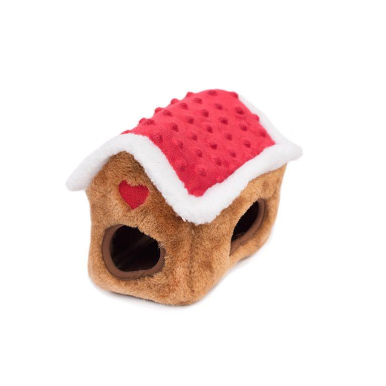 Zippy Paws Holiday Zippy Burrow Gingerbread House (6074938491053)