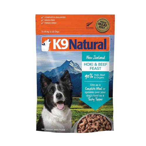 K9 Natural Freeze Dried Hoki & Beef