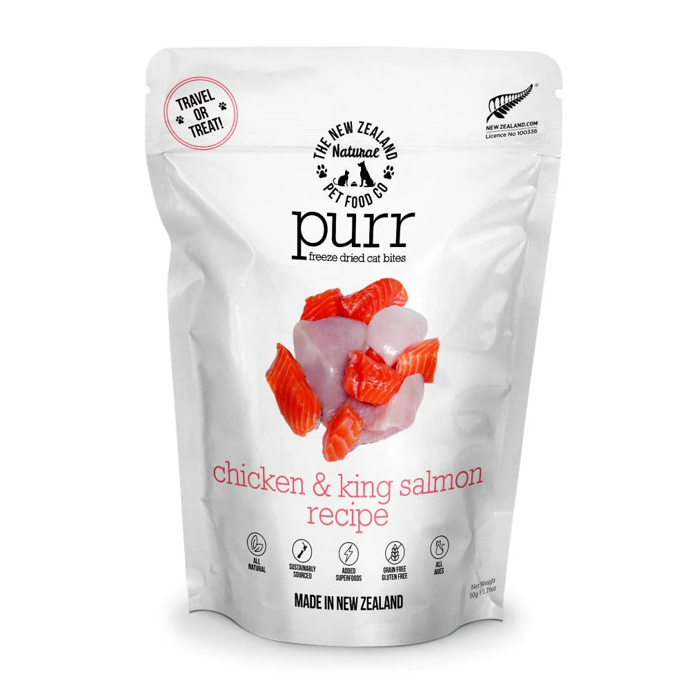 New Zealand Natural Pet Food Co. Purr Cat Treat Chicken & King Salmon