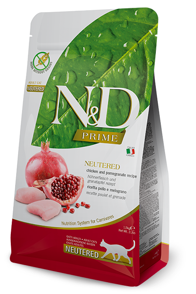 Farmina N&D Cat Prime Neutered Chicken & Pomegranate