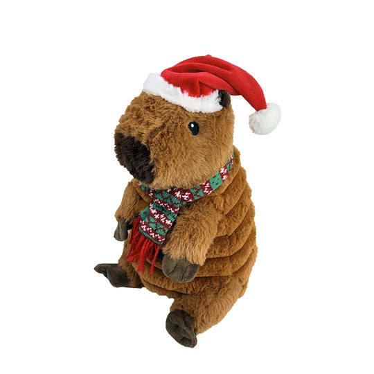 Petlou Dog Toy Christmas Zoo Friends Capybara