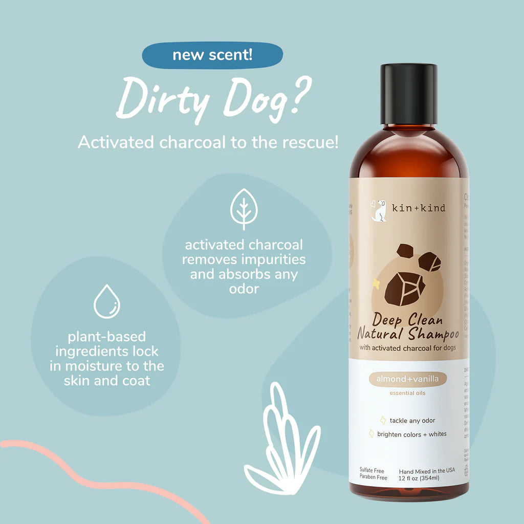 Kin+Kind Dog Deep Clean Shampoo (Almond+Vanilla)