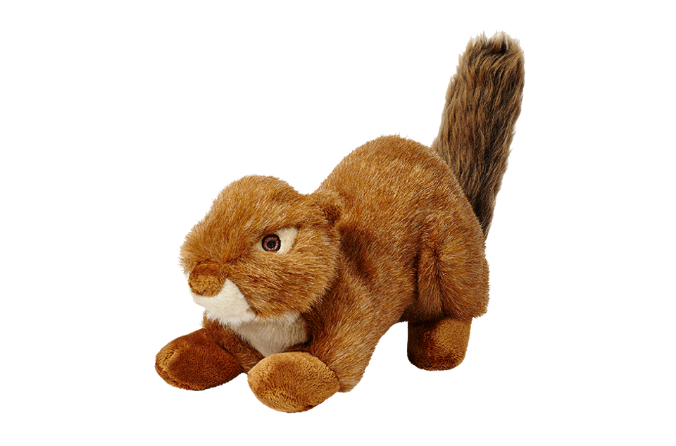 Fluff & Tuff Dog Toy Red Squirrel