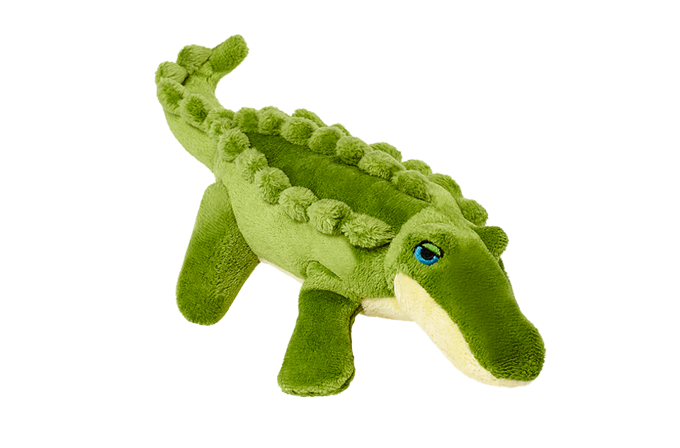 Fluff & Tuff Dog Toy Savannah Baby Gator