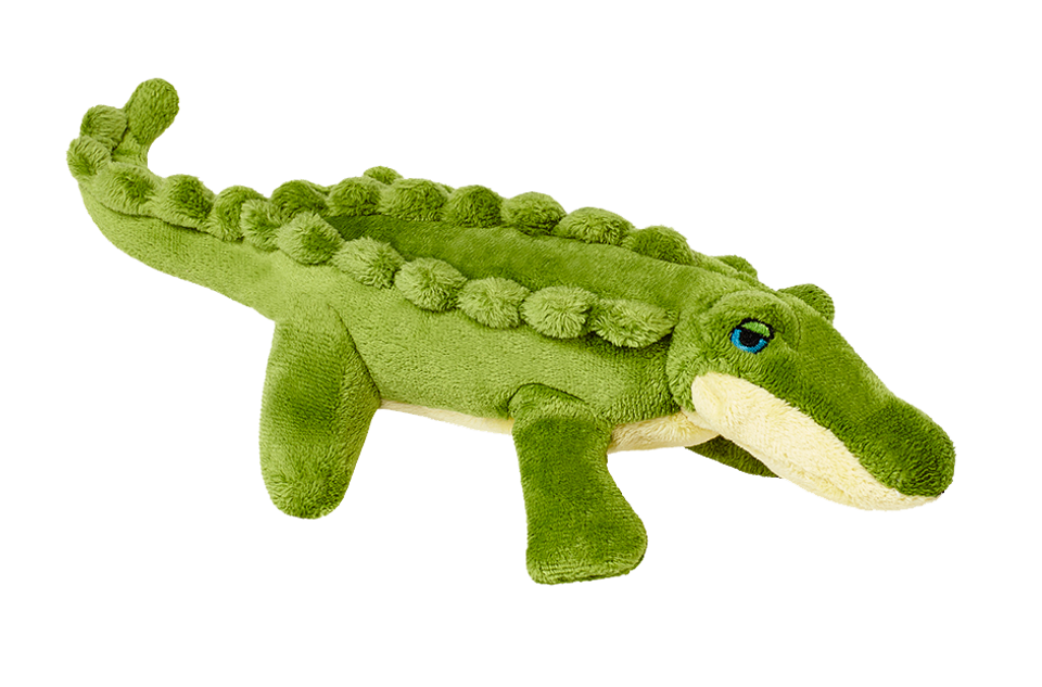 Fluff & Tuff Dog Toy Savannah Baby Gator