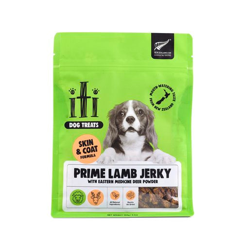 iti Dog Treat Skin & Coat Prime Lamb Jerky