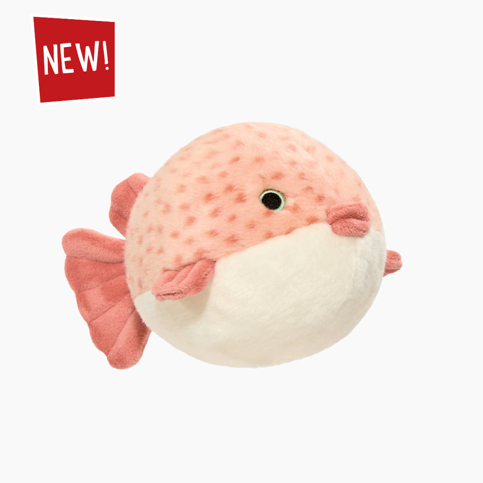 Fluff & Tuff Dog Toy Dottie Puffer Fish