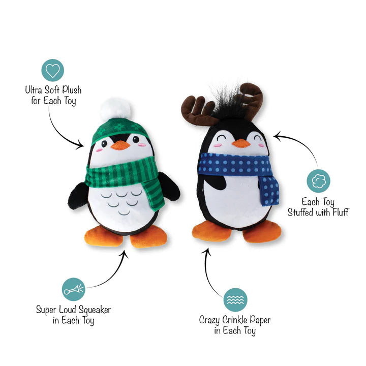 Fringe Dog Toy Holiday Winter Waddle Land