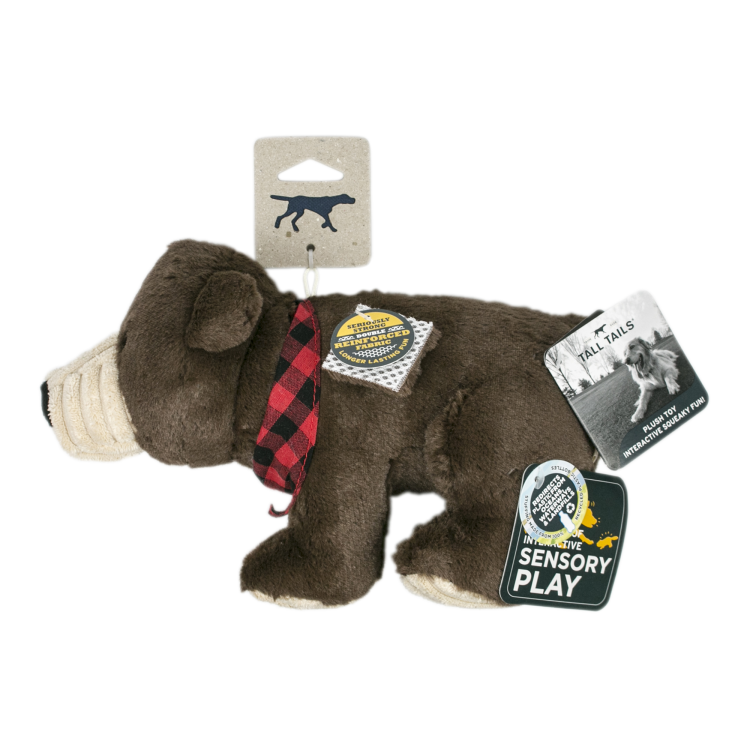 Tall Tails Dog Toy Crunch Bear