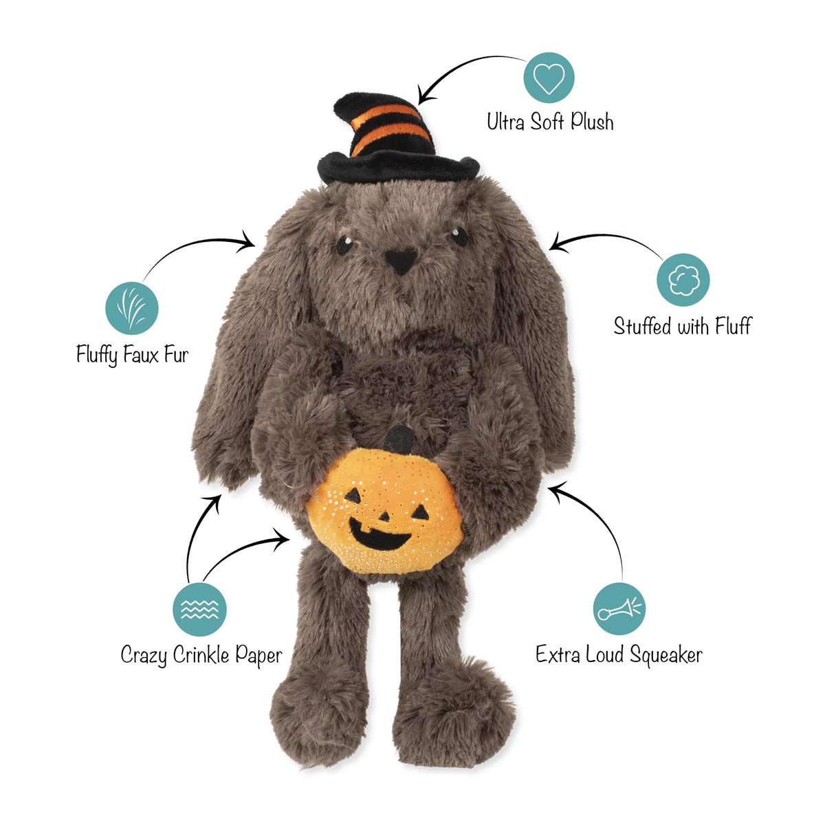 Fringe Dog Toy Halloween Hocus Pocus Hare