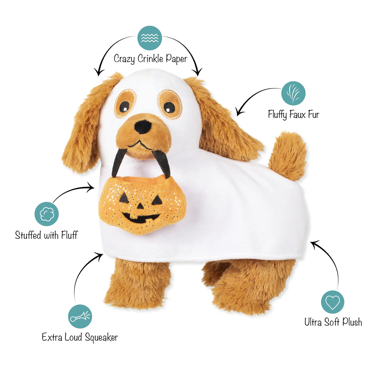 Fringe Dog Toy Halloween Hauntin' Hound