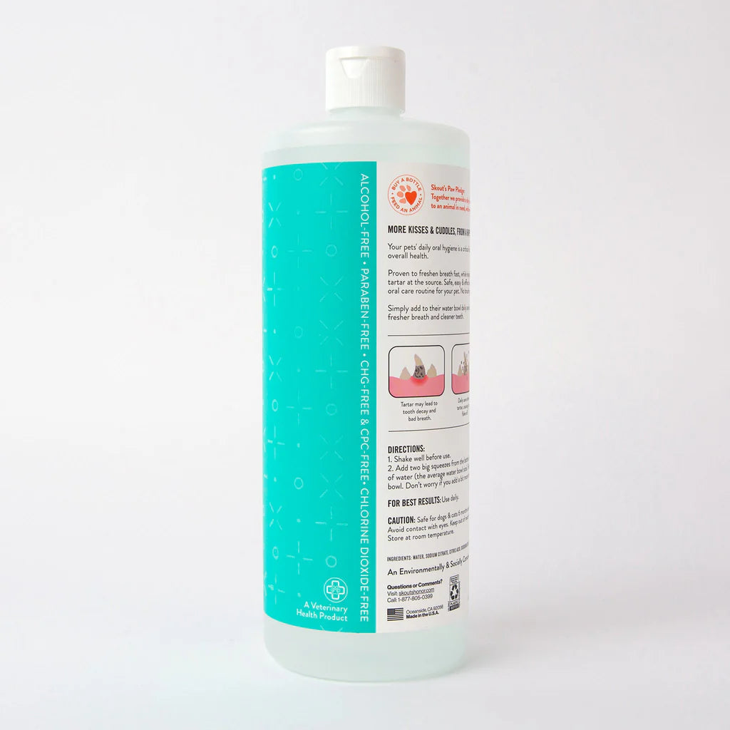 Skout's Honor Oral Care Water Additive Fresh & Flavorless 32OZ