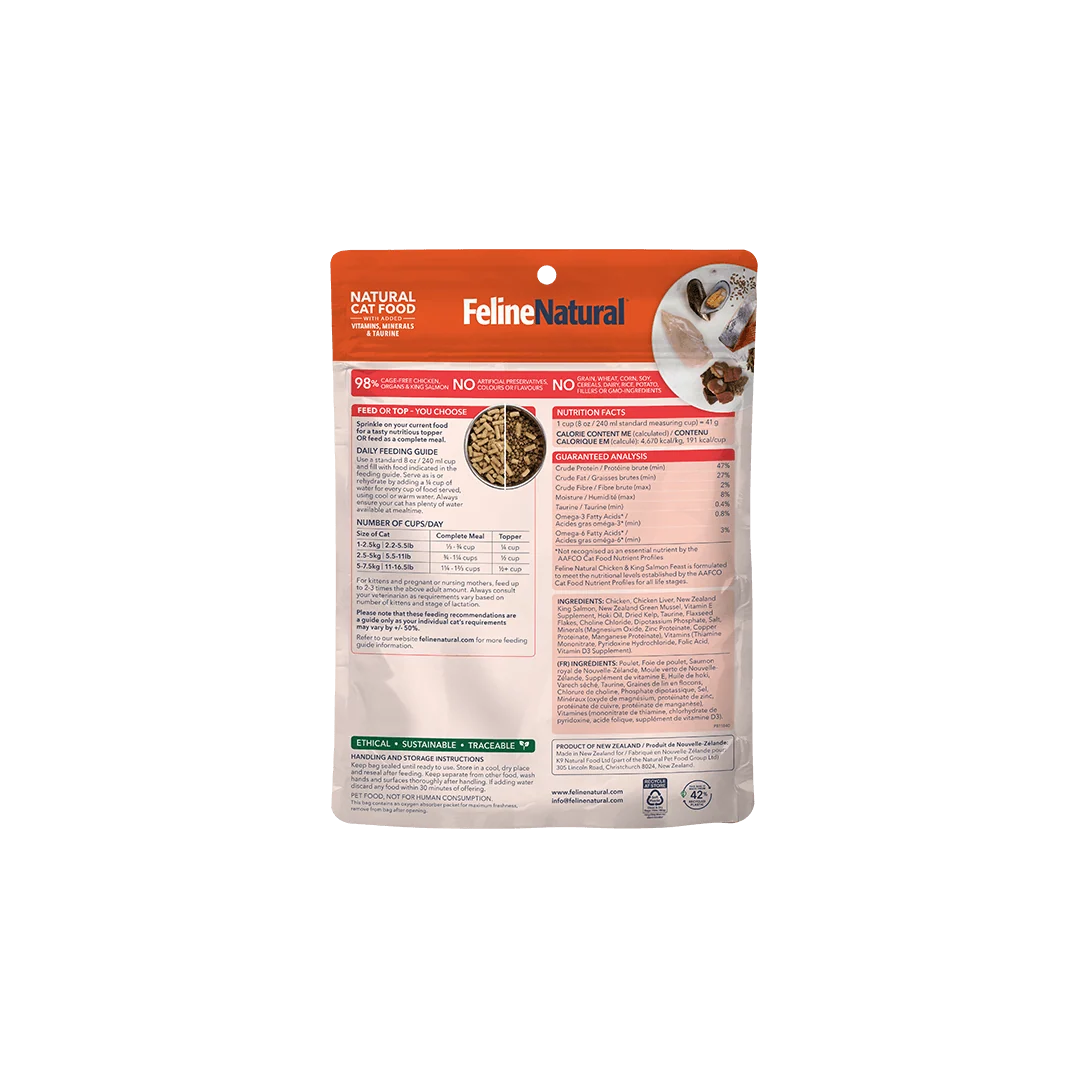 Feline Natural Freeze-Dried Chicken & King Salmon
