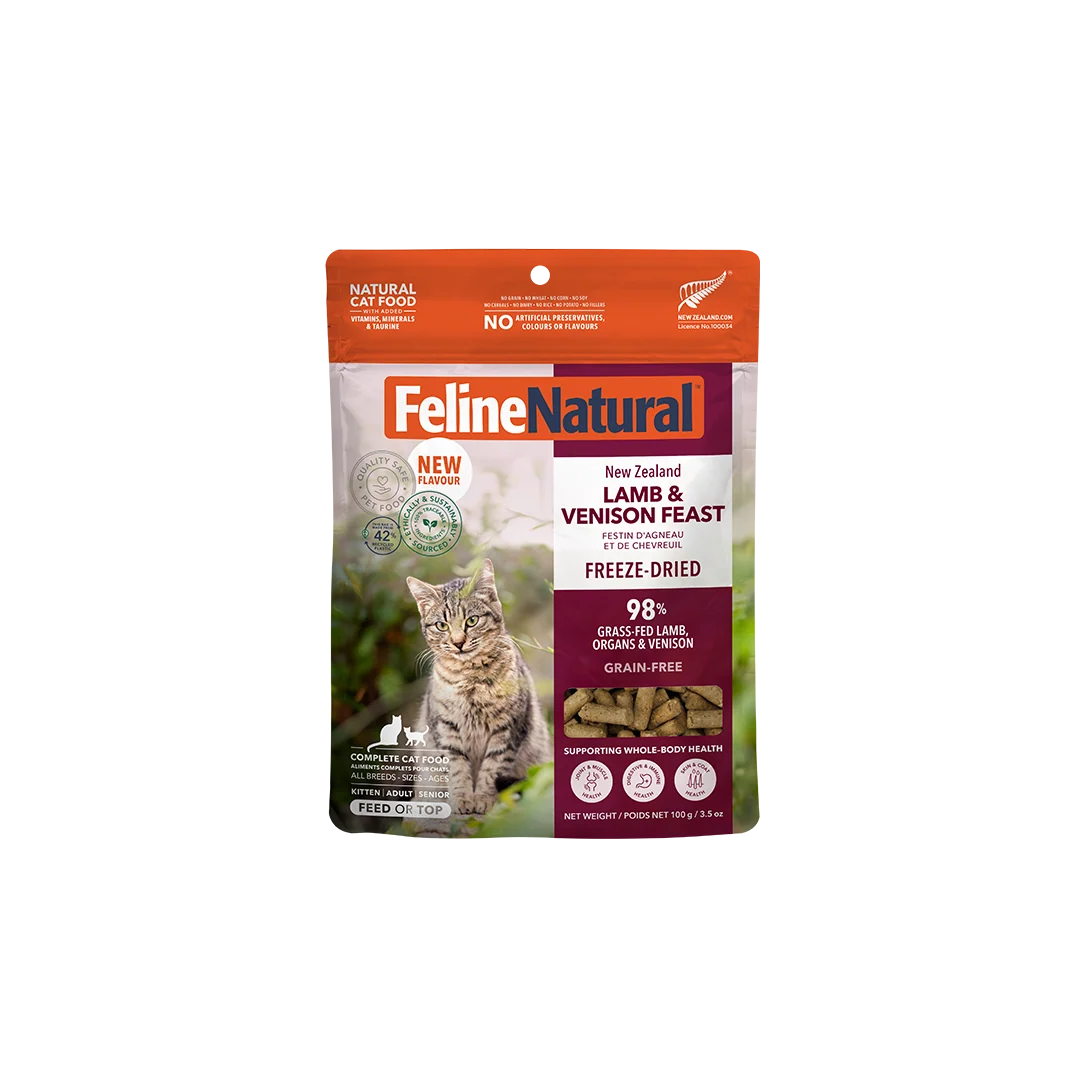 Feline Natural Freeze-Dried Lamb & Venison *SPECIAL ORDER*