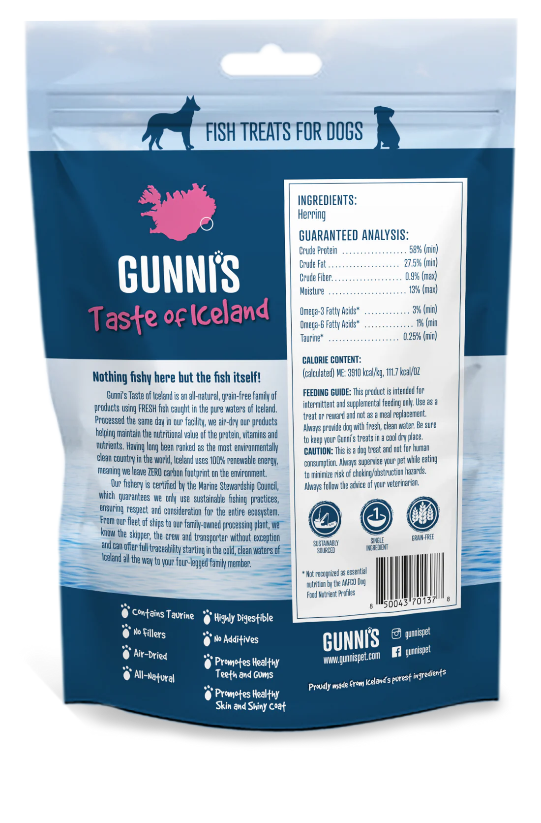 Gunni's Pet Whole Herring