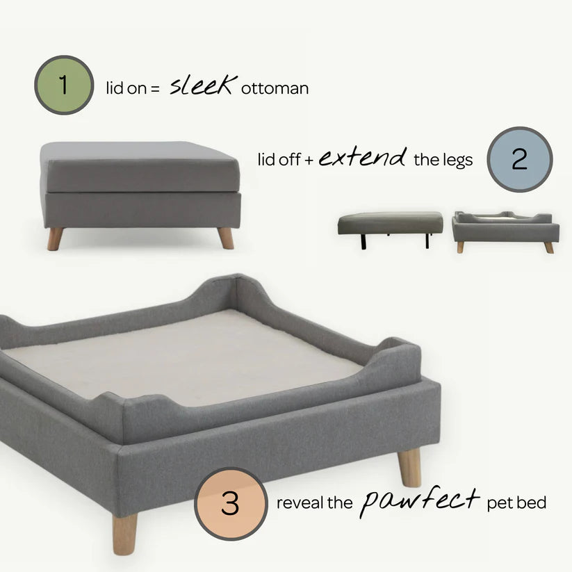 4 Cats & Dogs Otto Pet Ottoman *SPECIAL ORDER*