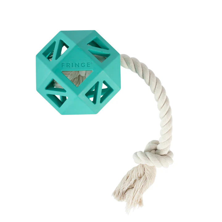 Fringe Dog Toy Rubber Pull My Way