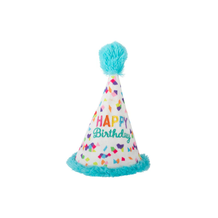 Fringe Dog Toy Rubber/Plush Yappy Barkday
