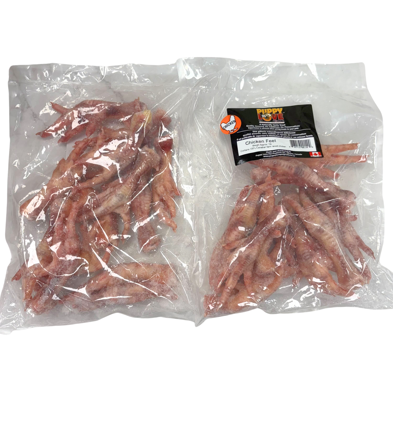 Puppy Love Raw Chicken Feet