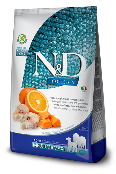 Farmina N&D Dog Ocean Cod, Orange & Pumpkin *SPECIAL ORDER*