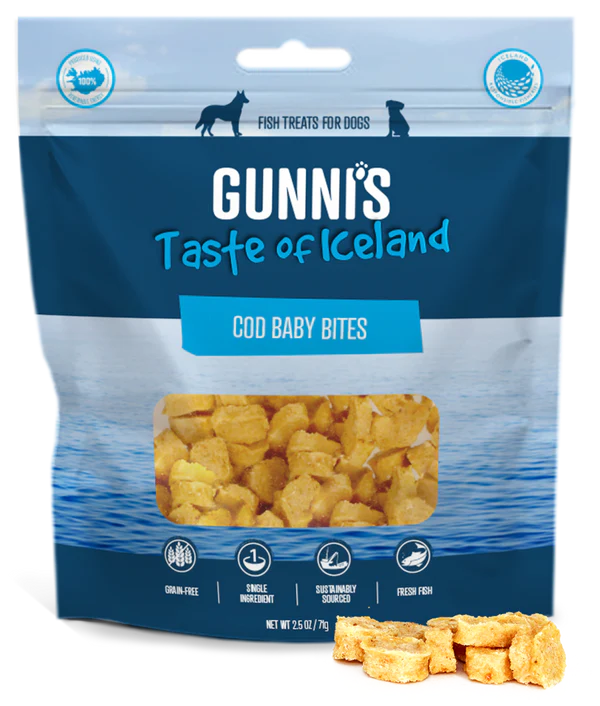 Gunni's Pet Cod Baby Bites 2.5oz