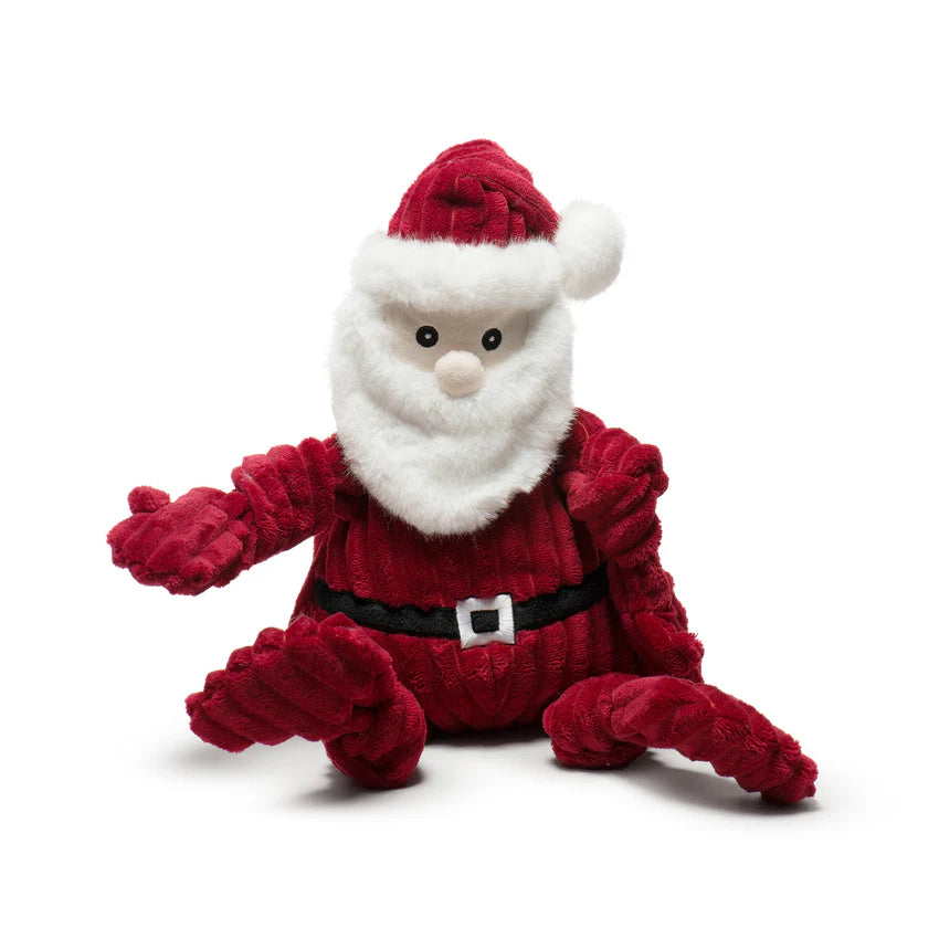 HuggleHounds Dog Toy Knottie Holiday St. Nick