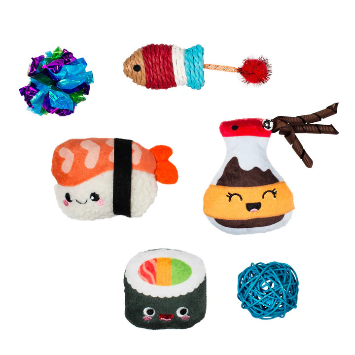 Fringe Cat Toy True Soymates (Set of 6)