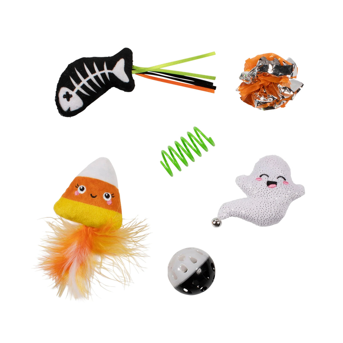 Fringe Cat Toy Halloween Sweet Treats, Spooke Feats