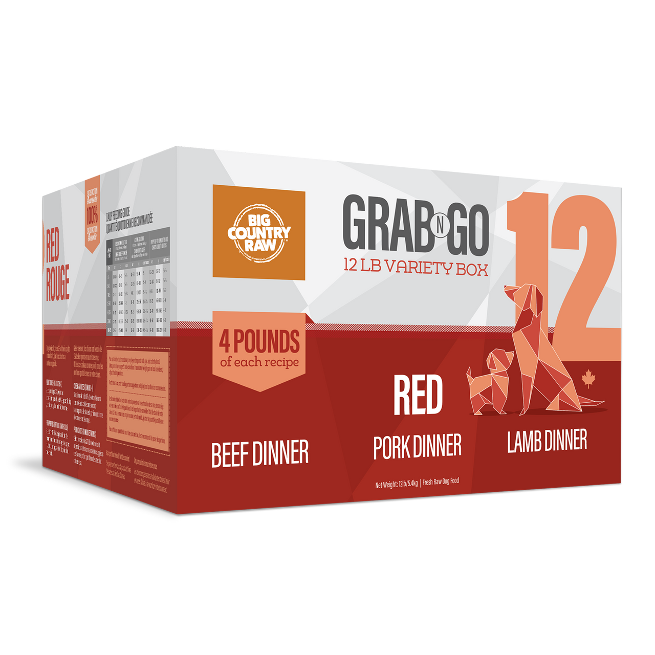 Big Country Raw Grab N Go Red