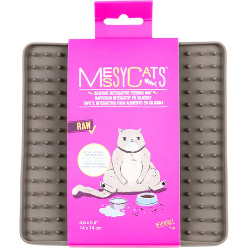 Messy Cats Silicone Reversible Interactive Feeding Mat