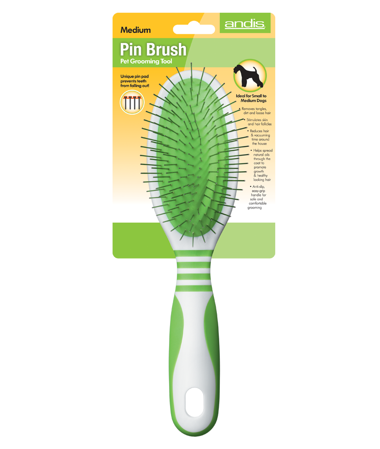 Andis Firm Pin Brush Medium
