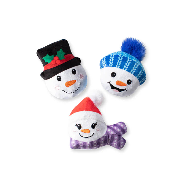 Fringe Dog Toy Holiday Snow Excited