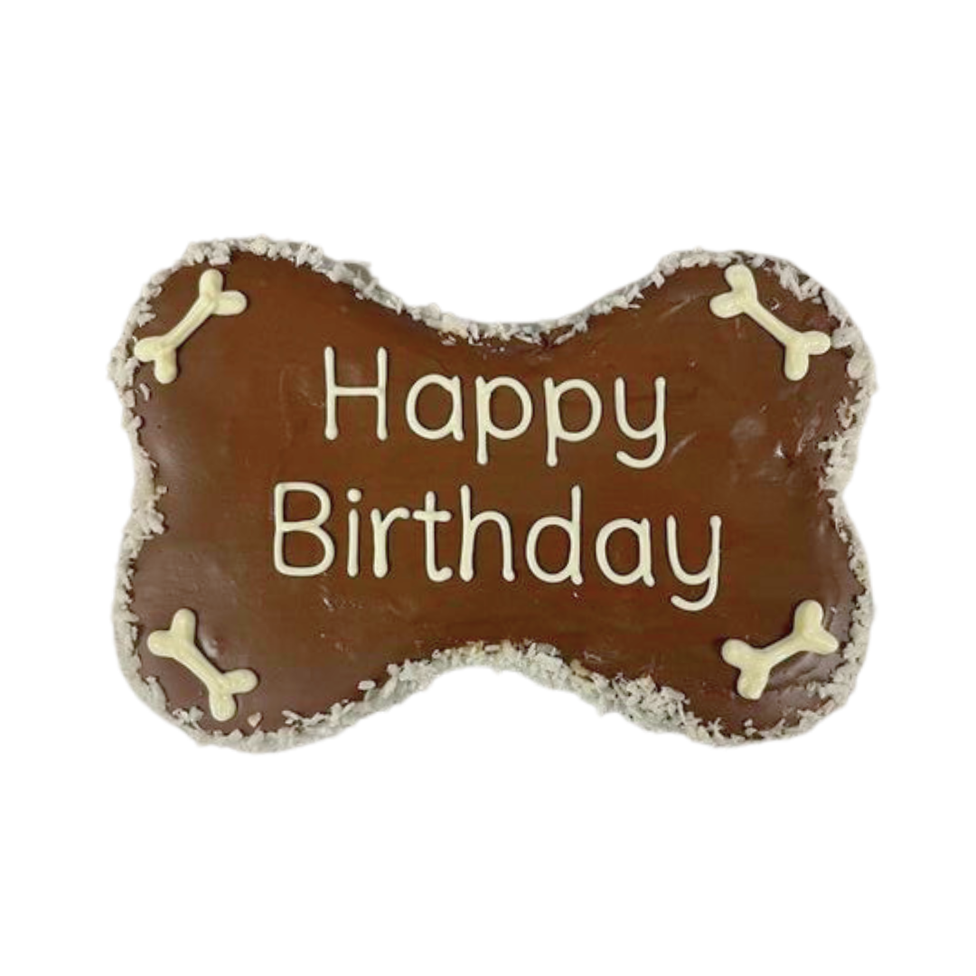 6 Bone Shaped Doggy Birthday Cake