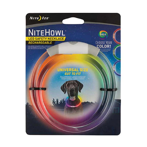Nite Ize NiteHowl LED Rechargeable Safety Necklace Disc-O