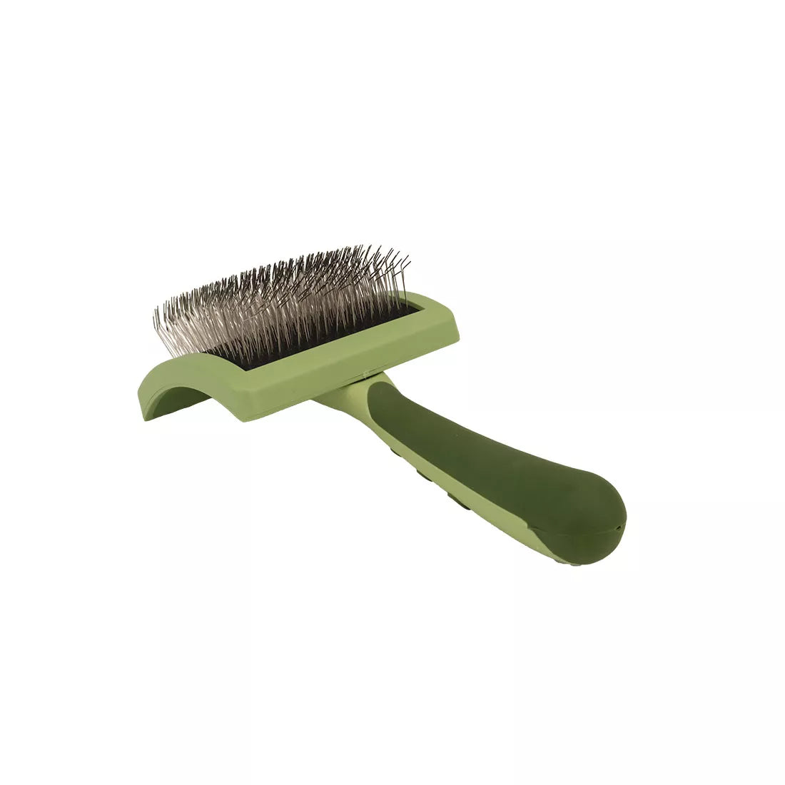 Safari Dog Curved Firm Slicker Brush w/Coated Tips for Long Hair