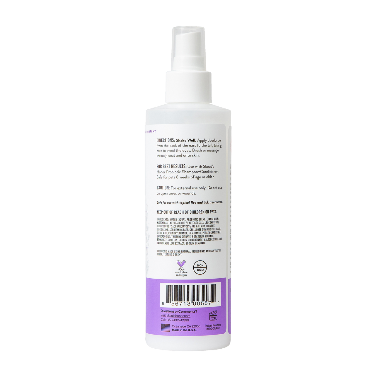 Skout's Honor Probiotic Deodorizer Lavender