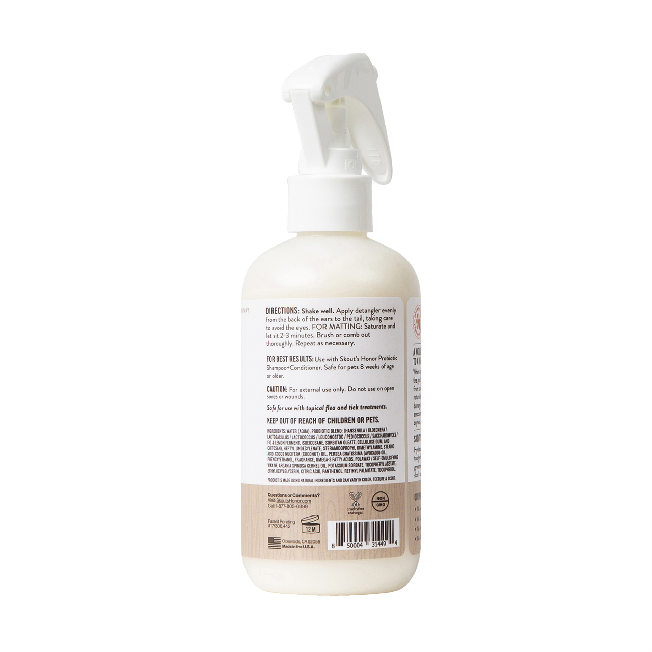 Skout's Honor Probiotic Daily Use Detangler Dog of the Woods FINAL SALE