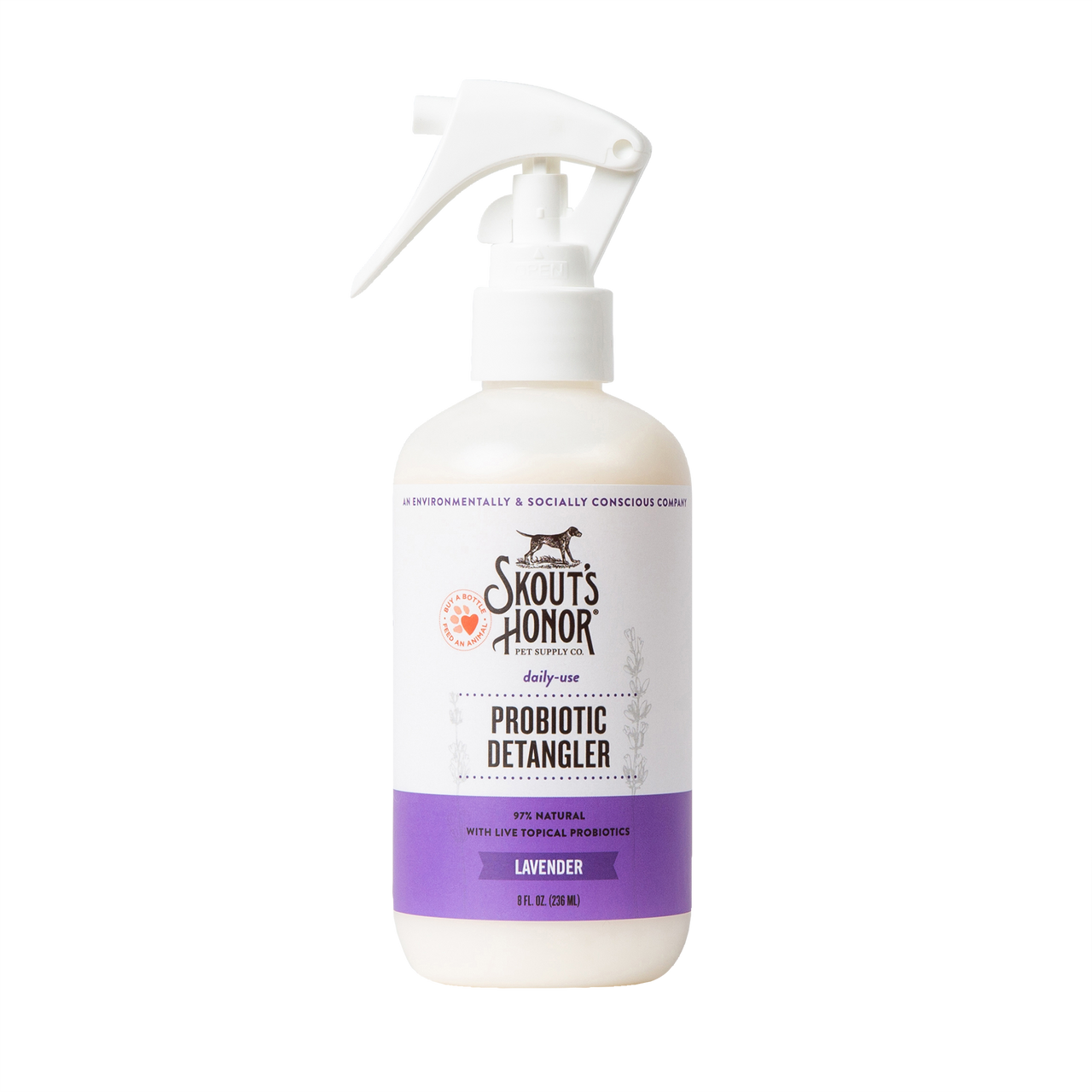 Skout's Honor Probiotic Daily Use Detangler Lavender