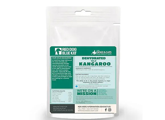 Red Dog Blue Kat Dehydrated Treat Wild Kangaroo