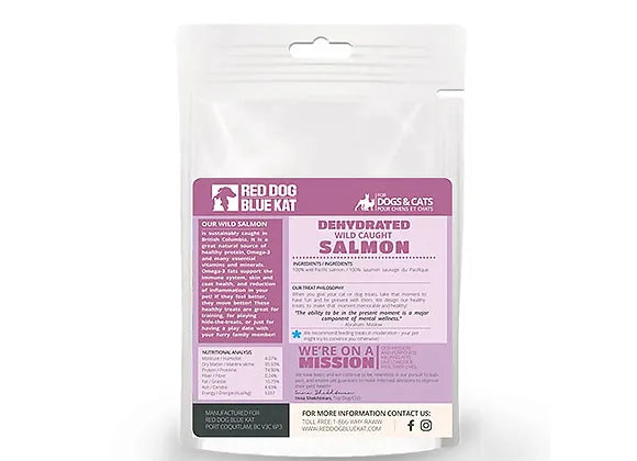 Red Dog Blue Kat Dehydrated Treat Wild Salmon