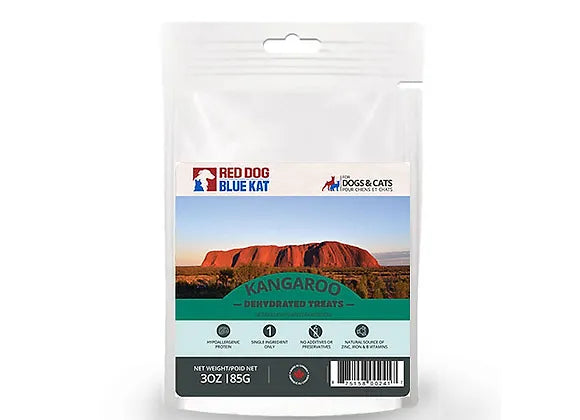 Red Dog Blue Kat Dehydrated Treat Wild Kangaroo