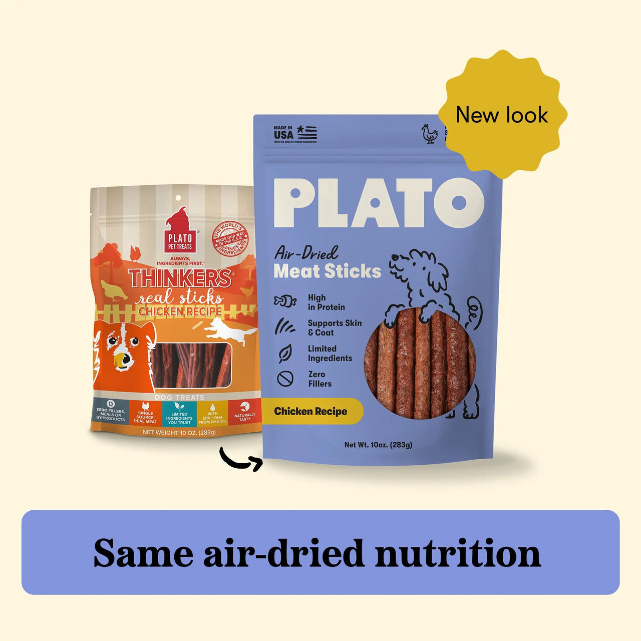 Plato Meat Sticks Chicken